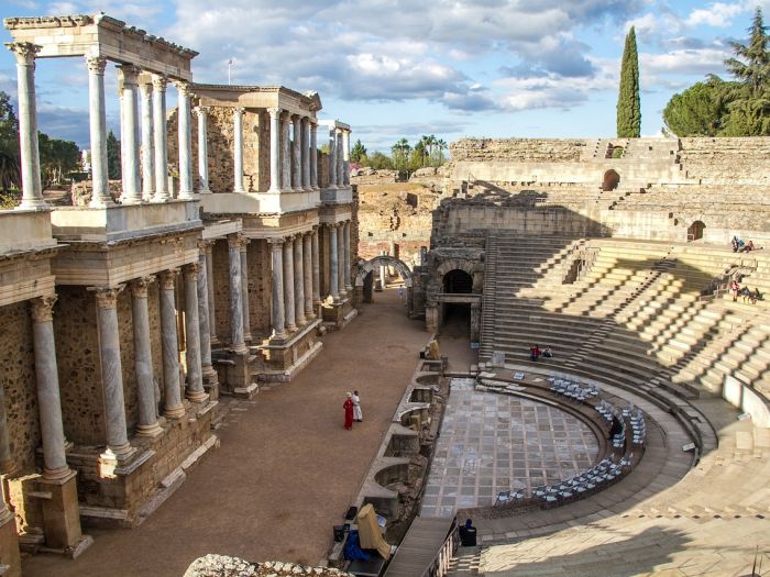 ローマ遺跡の残るメリダ